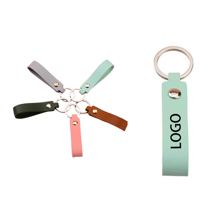 Multi-colored PU Leather Key Chain