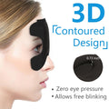 3D Sleep Mask Light Blocking Eye Cover With Adjustable Strap