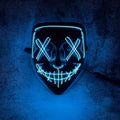 Halloween Led Cool Light Scary Clown Mask