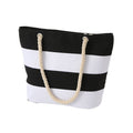 Thick Hemp Rope Striped Canvas Bag