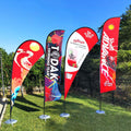 Straight Angle Advertising Flag