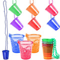 Plastic Shot Glass Bead Necklace