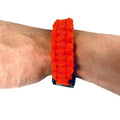 Survival Braided Paracord Bracelet With Whistle