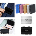 Metal Suitcase Shaped Business Card Holder