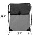 210 D Drawstring Backpack With Mesh Pocket