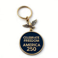 250th US Anniversary 2D Acrylic Keychain Pendant