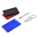 6 IN 1 Stainless Steel Credit Card Knife & Fork