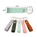 Multi-colored PU Leather Key Chain
