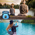 20L Collapsible Fishing Bucket(Ocean)