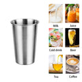 15Oz 304 Stainless Steel Single-Layer Wine Glass