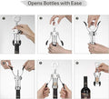 Zinc Alloy Wing Corkscrew With Built-In Bottle Opener
