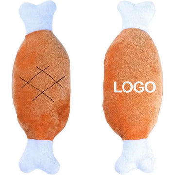 Pet Plush Chicken Leg Squeaker Chew Toy