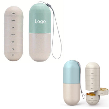 Travel 7-Day Pill Storage Box