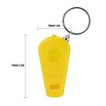 Portable Mini Plastic Whistle Keychain LED Light UV Light