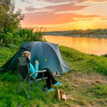 High Back Cushioned Outdoor Camping Chair