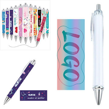 Plastic Pen With Internal Paper Roll