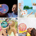 Full Color Round Foldable Nylon Fan