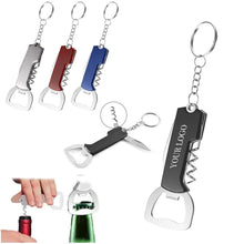 3 in1 Multifunctional Bottle Opener With Keyring
