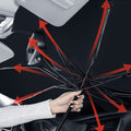 Titanium Silver Car Sunshade Insulation Cloth