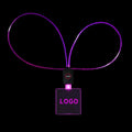 Rainbow LED Lanyards with Glow Light Badge