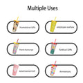 Festive Theme Color Changing Cold Cups With Lids Straws