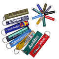 High Density Embroidery Keychain