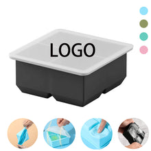 Silicone Cube Ice Tray with Lid
