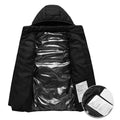 Winter Outdoor Heated Hooded Coat Windproof Usb Charging