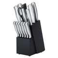 15-Piece Stainless Steel Kitchen Knife Block Set