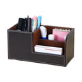 Office Leather Storage Pen Holder