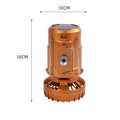 Multifunction Solar Camping Lamps W/ Electric Fan Tent Light