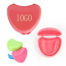 Dental Heart Shape Orthodontic Retainer Denture Storage Box
