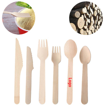 Disposable Wooden Outdoor Eco-Friendly Dining Utensils