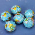 PU Foam Earth Pattern Bouncy Ball Toy