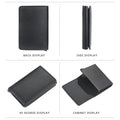 Pu Auto Pop-Up Rfid Card Holder