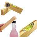 Bamboo Level With Bottle Opener