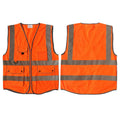 High Visibility Class 2 Vest with Pockets, ANSI - Compliant