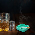 Heat Resistant Silicone Square Ashtray