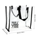Square Bulk Transparent Gift Bag With Handle