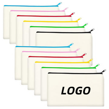 Canvas Pencil Bag Large Capacity Stationery Bag