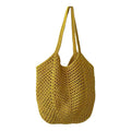 Large Capacity Crochet Knit Shoulder Beach Bag Hollow Out Tote
