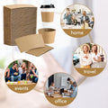 Disposable Coffee Kraft Cup Sleeve