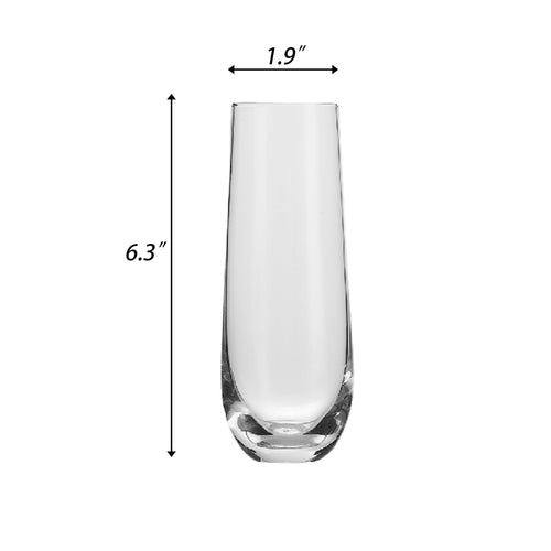 10oz Customizable Stemless Champagne Flute