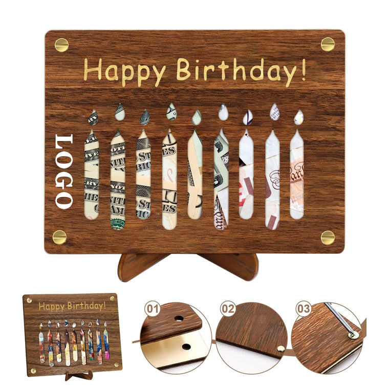 Wooden Birthday Table Decor