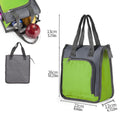 Durable Zippered Insulated Lunch Bag With Spacious Compartments