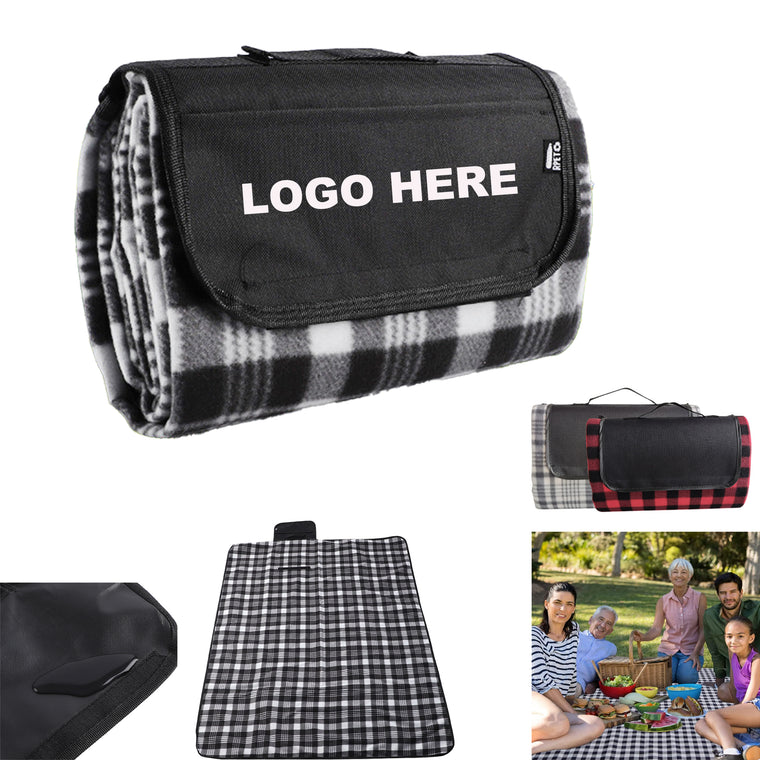 Outdoor Portable Fleece Blanket Picnic Mat