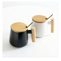 Nordic Style Mug With Wooden Handle