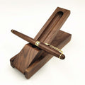 Walnut Fountain Pen Set with Folding Case