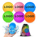 6 Self-Sealing Reusable Water Balloons Set with Bag