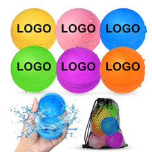 6 Self-Sealing Reusable Water Balloons Set with Bag